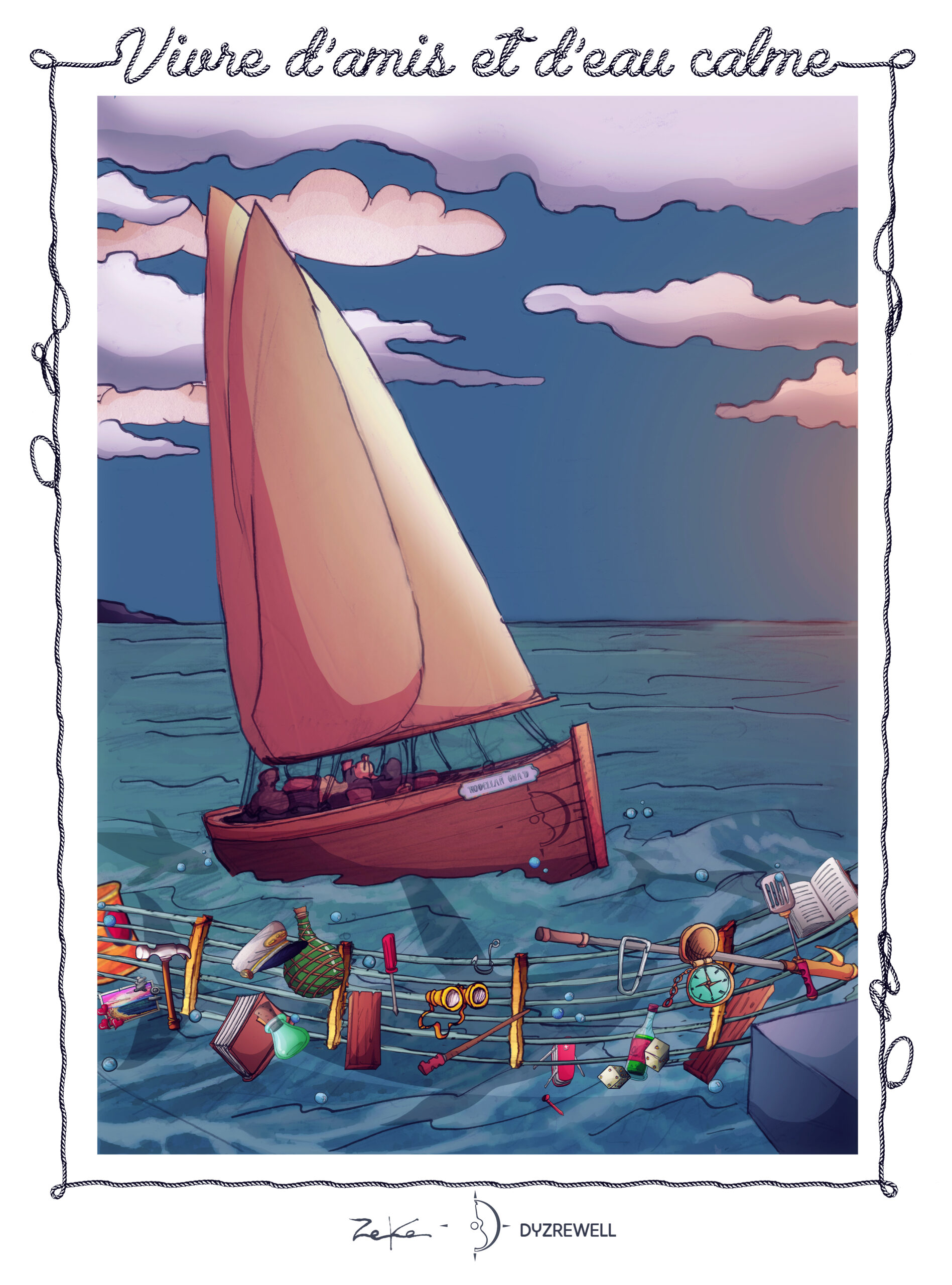 Vivre d'amis et d'eau calme